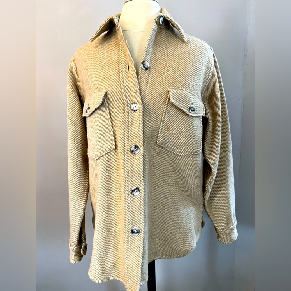 L.L. Bean Tan Button Down Shirt